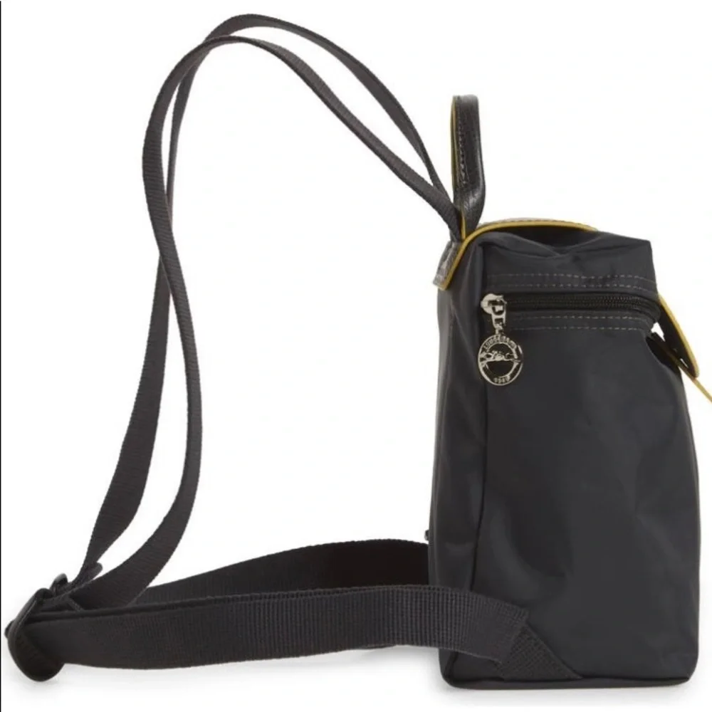 NWT Longchamp Le Pliage Club mini backpack Navy - Picture 8 of 12